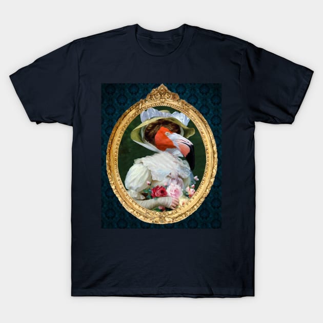 Lady Flamingo T-Shirt by LordRedonkulous